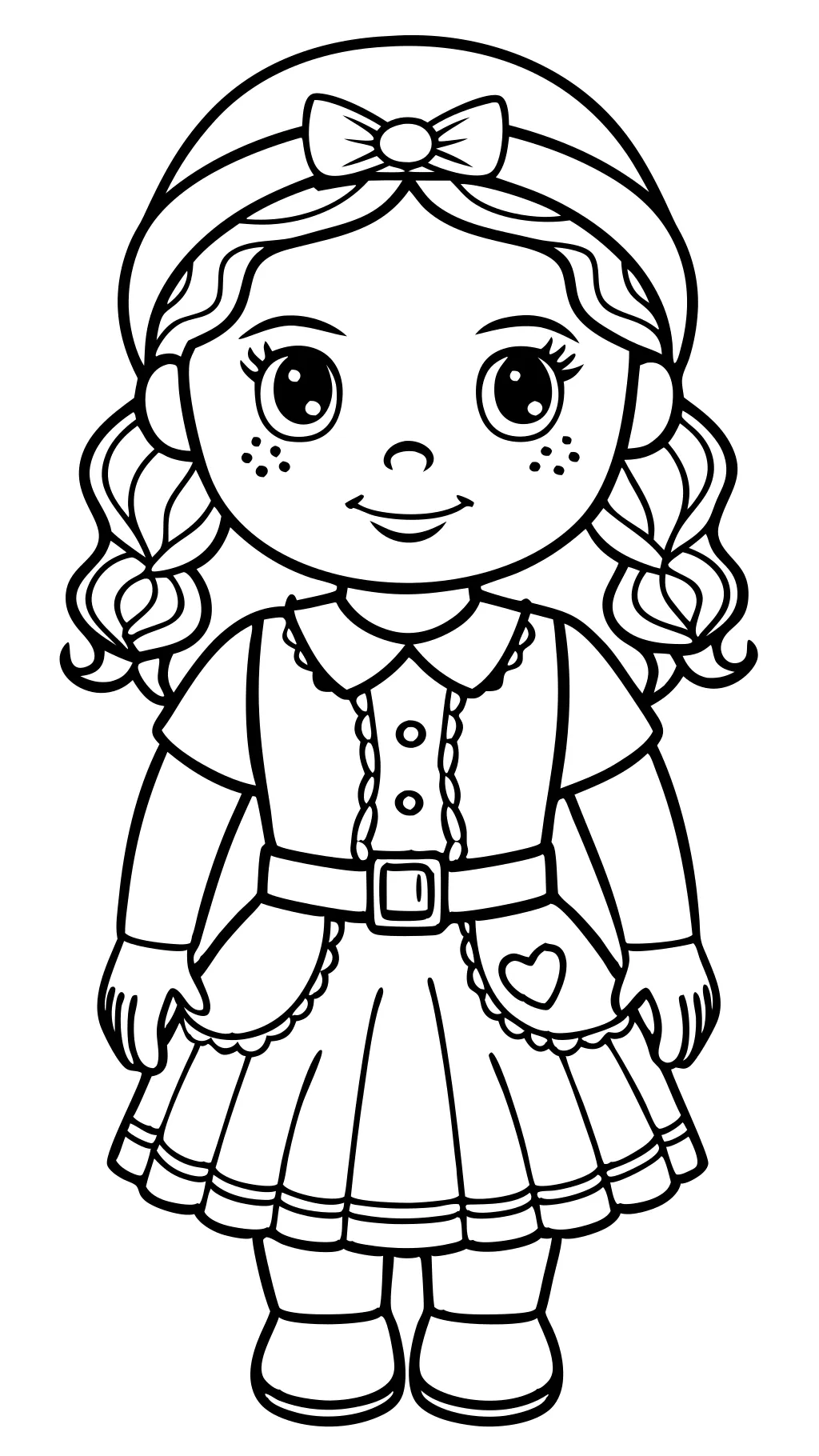 american doll coloring pages